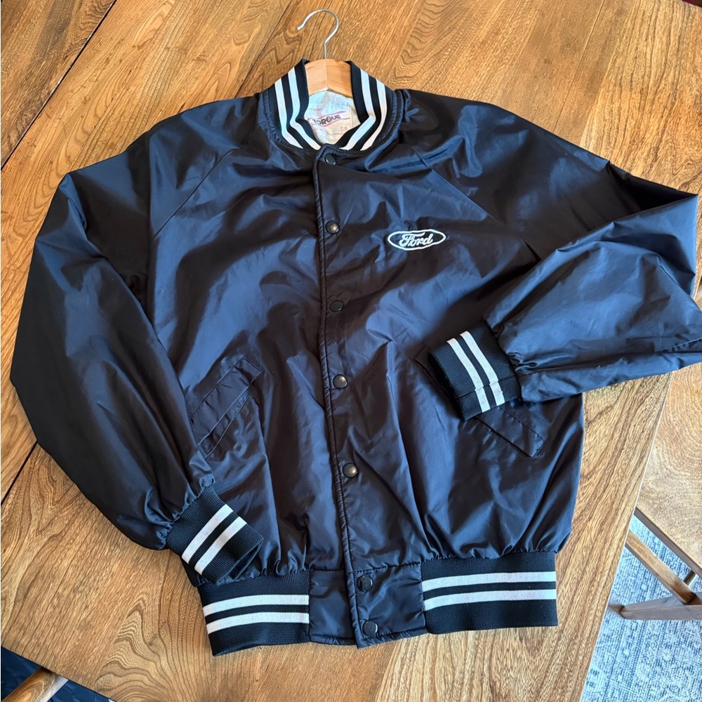 Vintage Ford Varsity Jacket in Black size Small